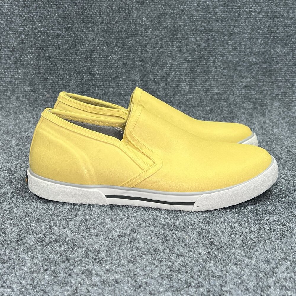 Bogs Burnside Slip On Shoes Women's Size 7 Yellow Rubber Waterproof Work Chore
